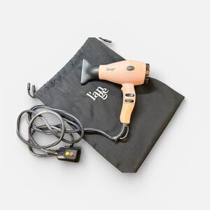 L’ange Compact Travel Hair Dryer | Peach | Dual Voltage w/ Storage Bag